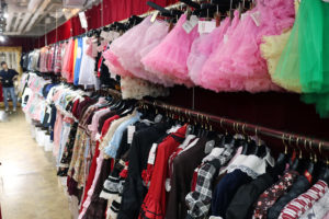 מגוון שמלות ותחפושות