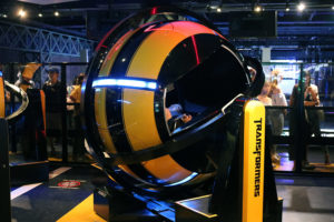 מתקן טרנספורמרס שמסתובב 360 מעלות