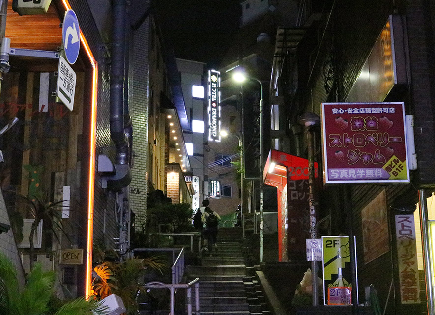 סמטא המובילה לגבעת מלונות האהבה