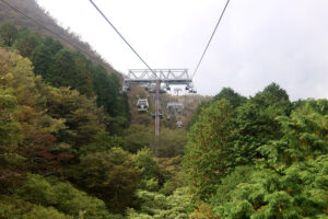 נוף שנשקף מהרכבל בהאקונה